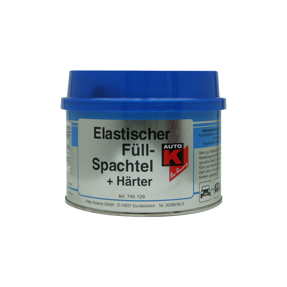 Elastic polyester filler putty is mixed with...