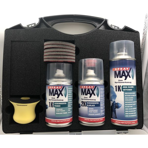 Aktion und nur solange der Vorrat reicht - Spray Max Scheinwerfer Aufbereitungskoffer online kaufen