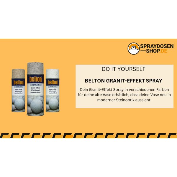Lackieranleitung Belton Granit Effekt Spray