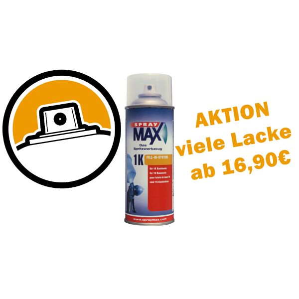 Jahresendspurt Aktion bei Autolack-Spraydosen