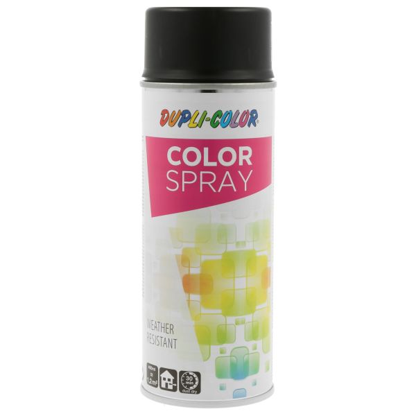 DupliColor Color-Spray RAL 9005  tiefschwarz matt (400ml)