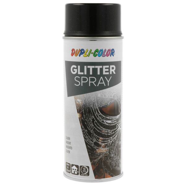 DupliColor Glitter Spray silber transparent (400 ml)
