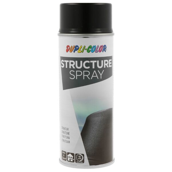 DupliColor Struktur-Spray schwarz matt (400 ml)