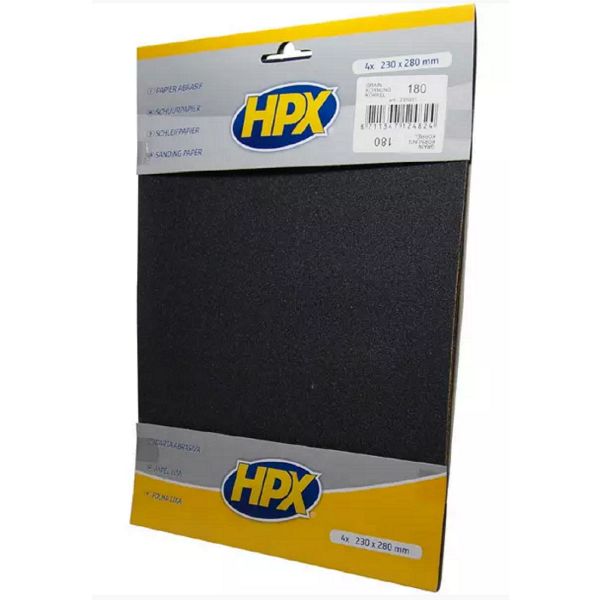 DupliColor HPX-Schleifpapier Körnung 120 (4 Stk)