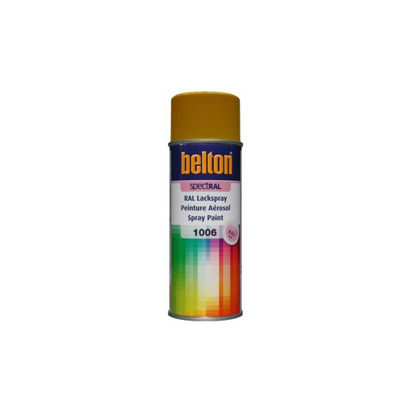 Belton spectRAL spray paint RAL 1006 maize yellow high gloss (400ml)
