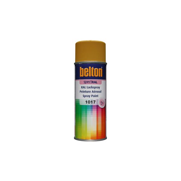 Belton spectRAL spray paint RAL 1017 saffron yellow high gloss (400ml)