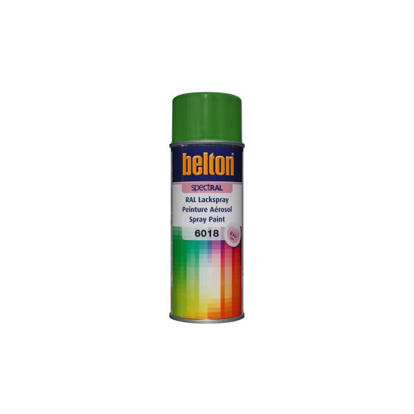 Belton spectRAL spray paint RAL 6018 yellow green high gloss (400ml)
