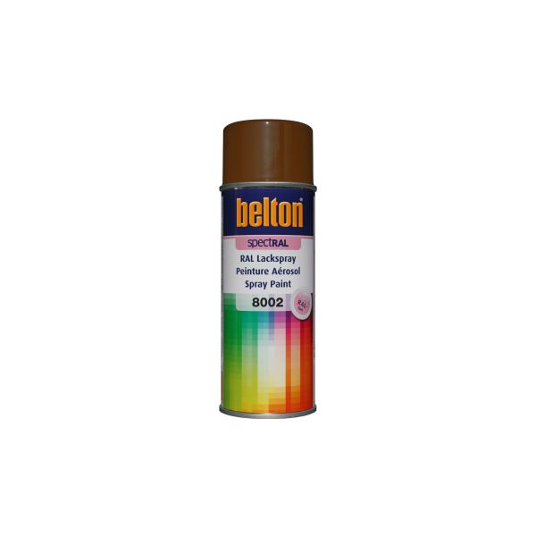 Belton spectRAL spray paint RAL 8002 signal brown high gloss (400ml)