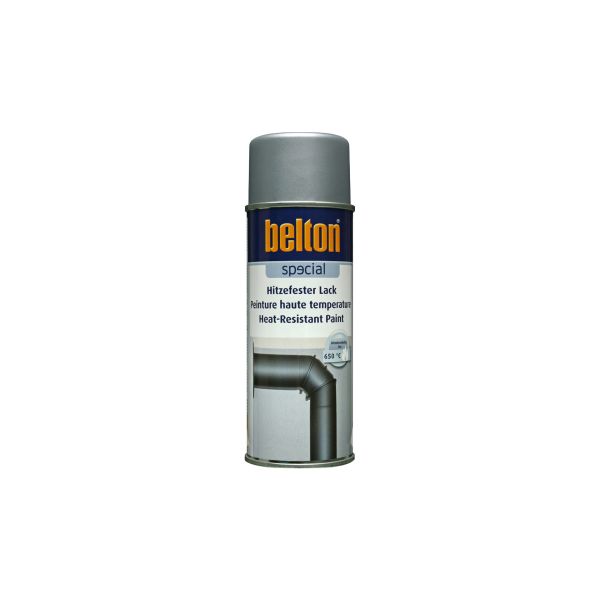 Belton - Aerosol Heat-resistant paint 650°C silver...
