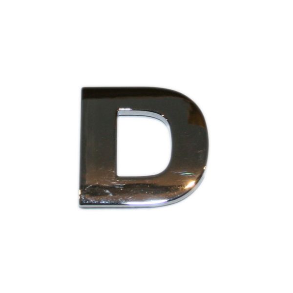 Chrome Letter D