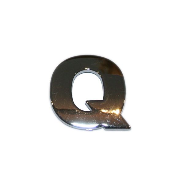 Chrome Letter Q
