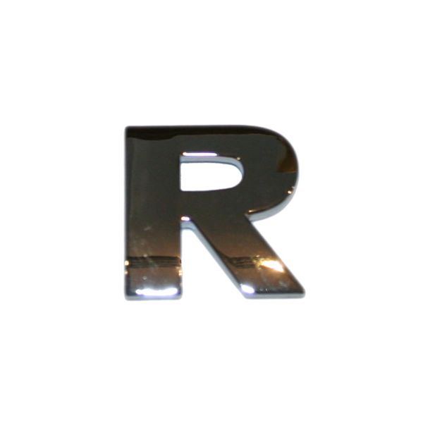 Chrome Letter R