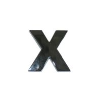 Chrome Letter X