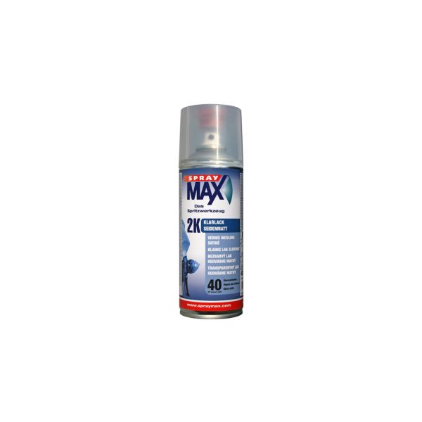 SprayMax 2K Klarlack Seidenmatt Spray (400 ml)