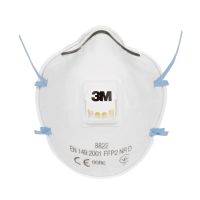 3M 8822 vorgeformte Atemschutzmaske FFP2 mit Ventil (10...