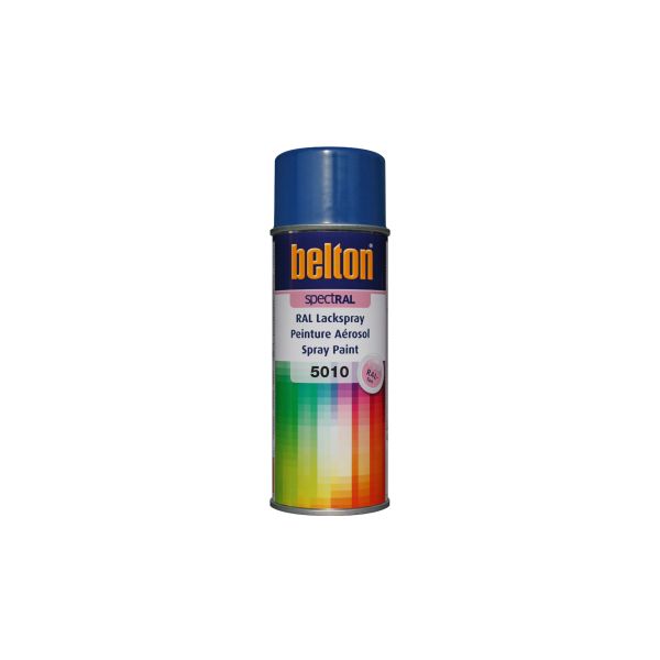 Belton spectRAL spray paint RAL 5010 gentian blue semi gloss (400ml)