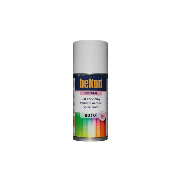 Belton spectRAL spray paint RAL 9010 pure white matt (150ml)