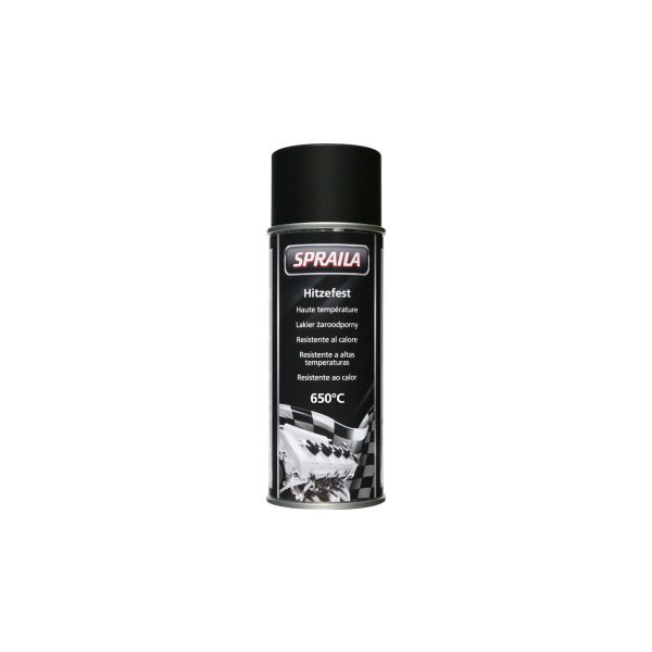 Sprayla - Heat resistant spray paint 650°C black (400ml)