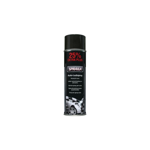 Spraila - Spraila paint spray black shiny (500ml)