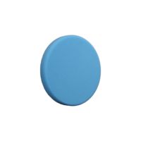ROTWEISS Polierscheibe hellblau, Velour zur&uuml;ck, gerundet, fein, glatt 185 x 25 mm (1 Stk)