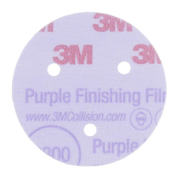 3M Hookit 51267 260L+ Purple P1500 Schleifscheiben 3-fach gelocht Ø76 mm (50Stk)