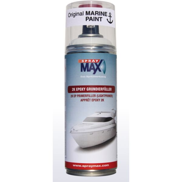 SprayMax Marine 2K Epoxy-Grundierfüller Leicht Primer weiss (400 ml)