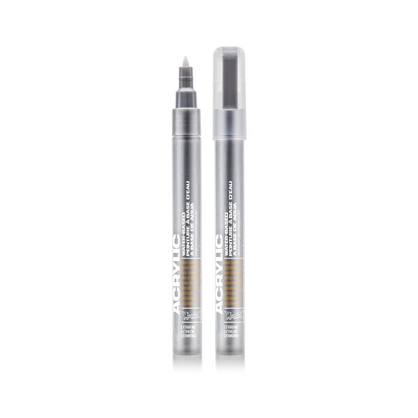 Montana Outline Silver M1100 0,7mm Acrylic Marker extra...
