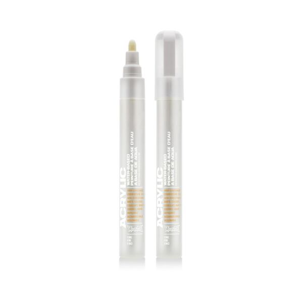 Montana Shock White Pure 2mm Acrylic Marker feine Spitze(1Stk)