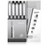 Montana Sketchliner schwarz 5er Set