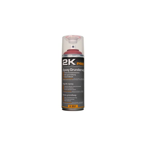 2KPRO Epoxy Grundierung rotbraun 2K-Lackspray (400ml)