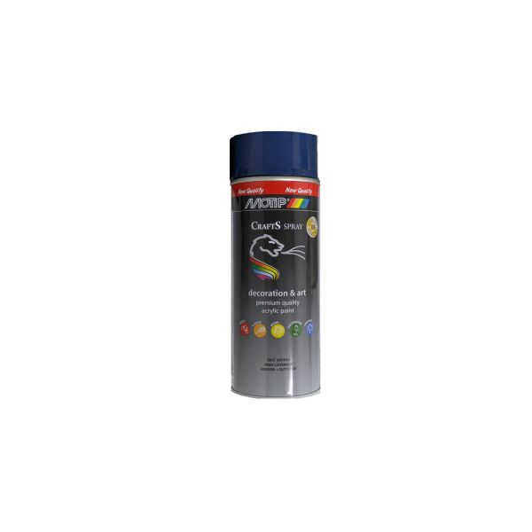 Motip CarftS Spray RAL 5003 Saphirblau glanz Acryl-Lackspray (400ml)