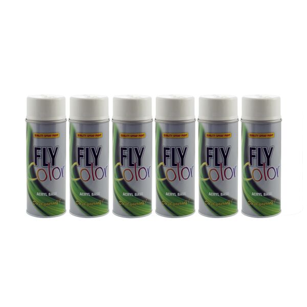 RAL Spezial - Aktion RAL 9010 reinweiss glänzend Acryl-Lackspray (Karton mit 6x400ml)