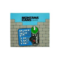Montana Cans Emaille Pin -Graffiti is sexy- (1 Stk)