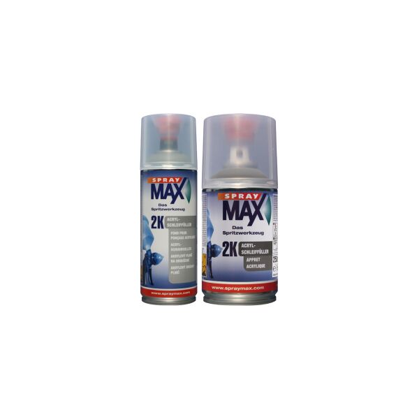 SprayMax 2K Acryl-Schleiffüller grau Spray (400ml oder 250ml)