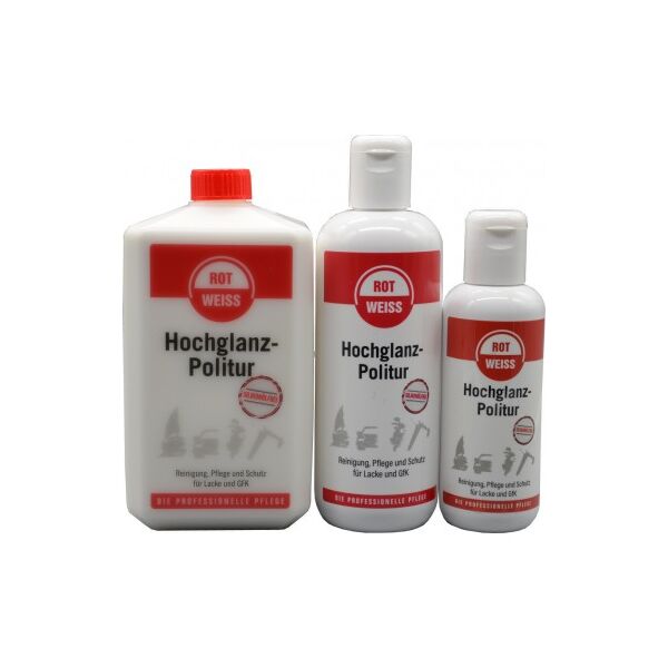 ROTWEISS Hochglanzpolitur (250ml, 500ml, 1000ml oder 5000ml)