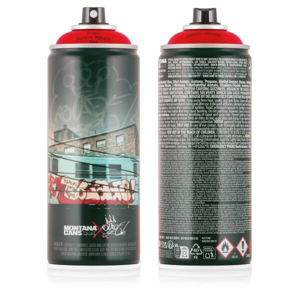 Montana Gold Portia Ogburn-Red - ICONIC SERIES Nr. 5 mit NY Graffiti-Legende BLADE (400ml)