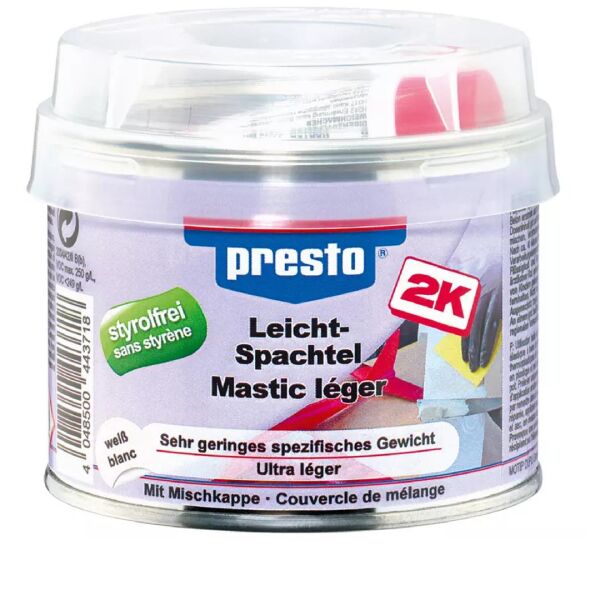 presto styrolfreier Leichtspachtel weiß (125g)...