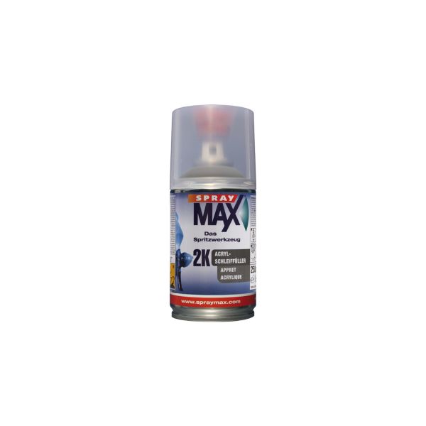 Spray Max - 2K Acrylic Filler spray medium grey (250ml)