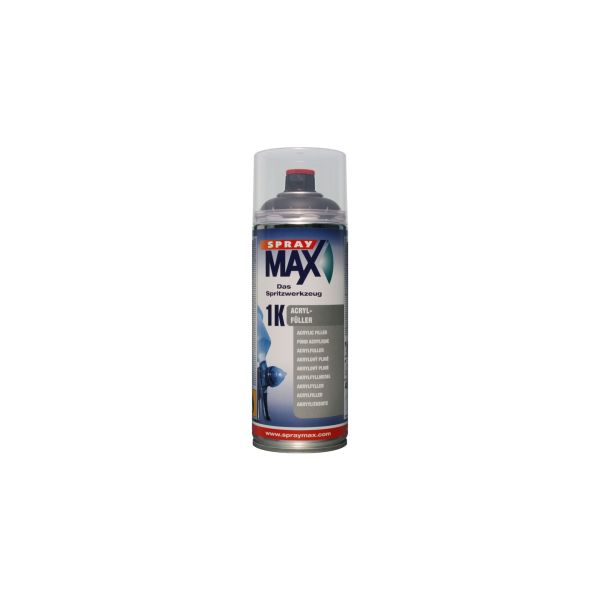 Spray Max - 1K Acrylic Filler spray dark grey (400ml)