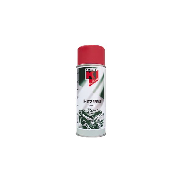 Auto K - heat resistant paint spray 300°C red (400ml)
