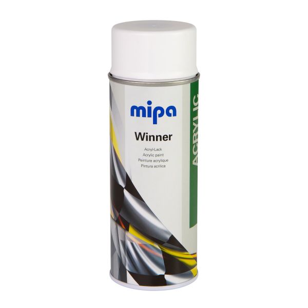 Mipa Winner Acryl paint aerosol white mat (400 ml)