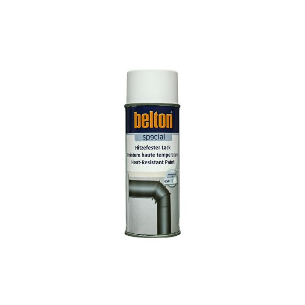 Belton - Aerosol Heat-resistant paint 650°C white...