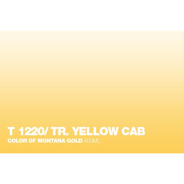 T1220 transparent yellow cab gelb